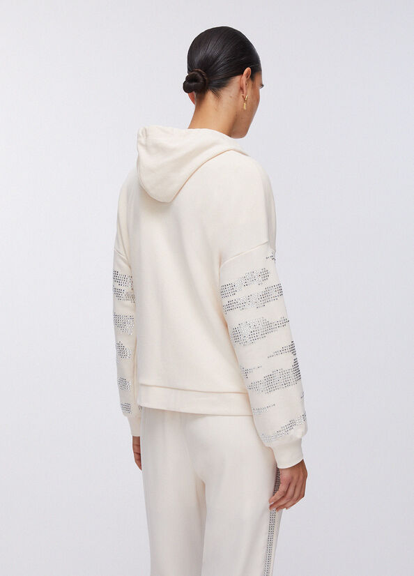 Felpa con zip e cappuccio