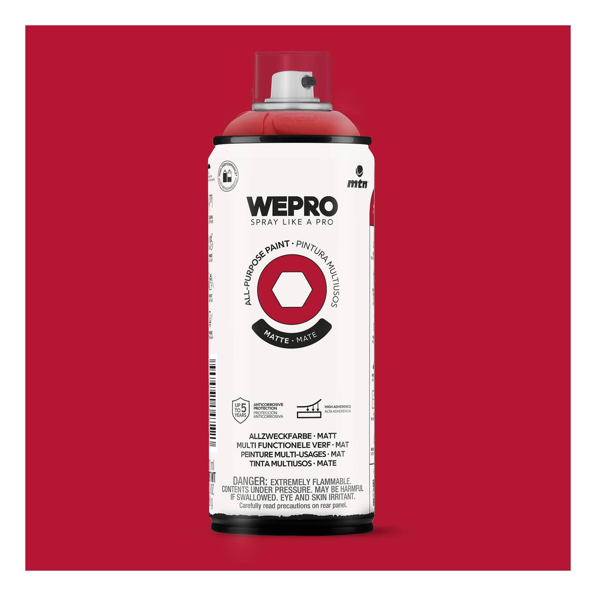 MTN WEPRO Tango Red Matte All-Purpose Paint 400ml