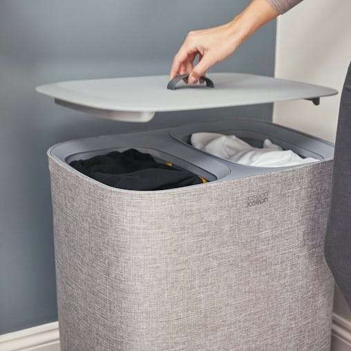 Joseph Joseph Tota 90L Laundry Separation Basket Grey 50003