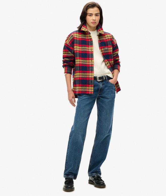 Check Flannel Overshirt