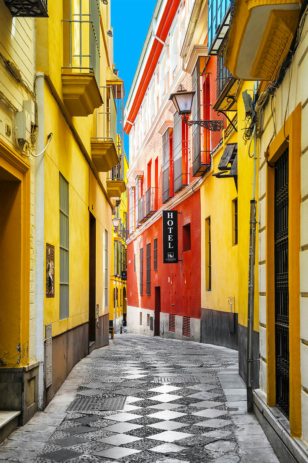 - Tableau spain street Tableau plexiglas 30x45cm