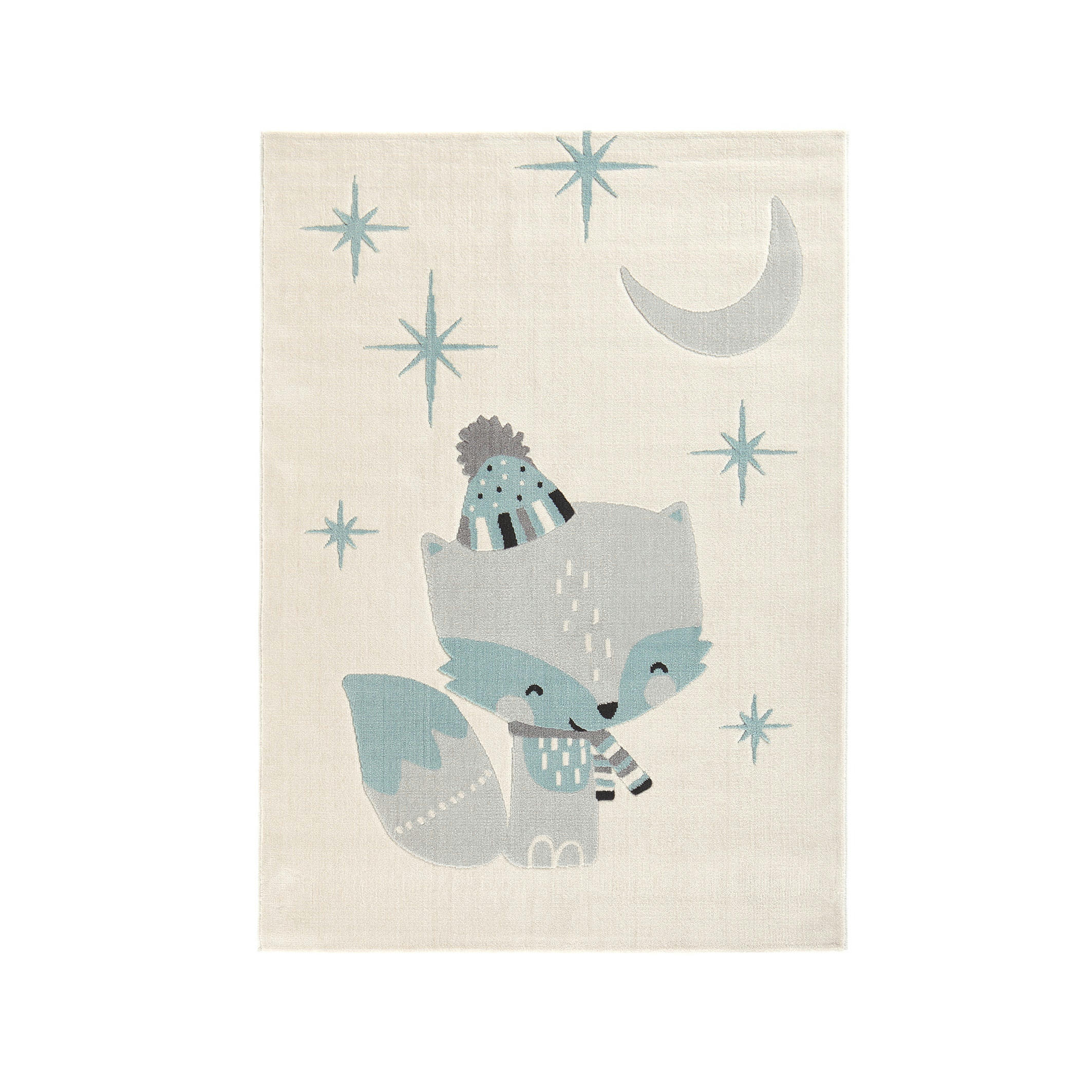 Tapis enfant motif renard, Nathen