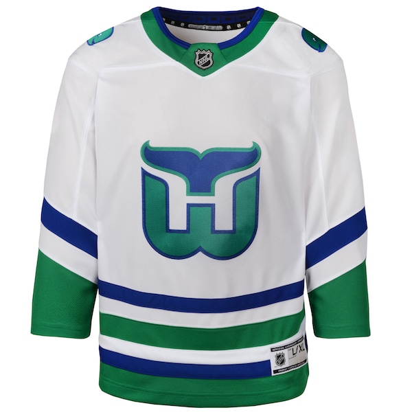 Carolina Hurricanes Youth Whalers Premier Jersey - White