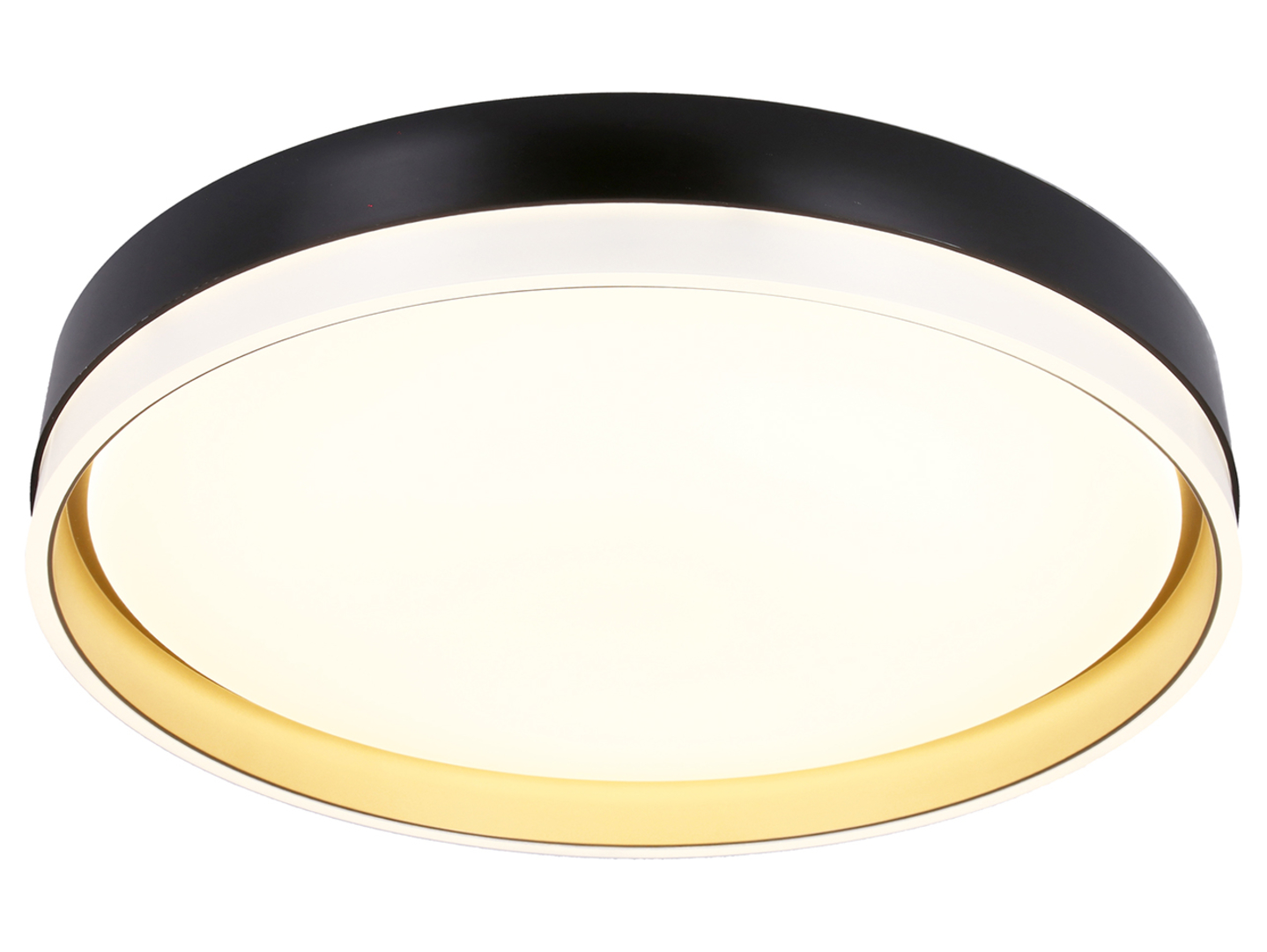 Plafon Florida LED metalowy czarny