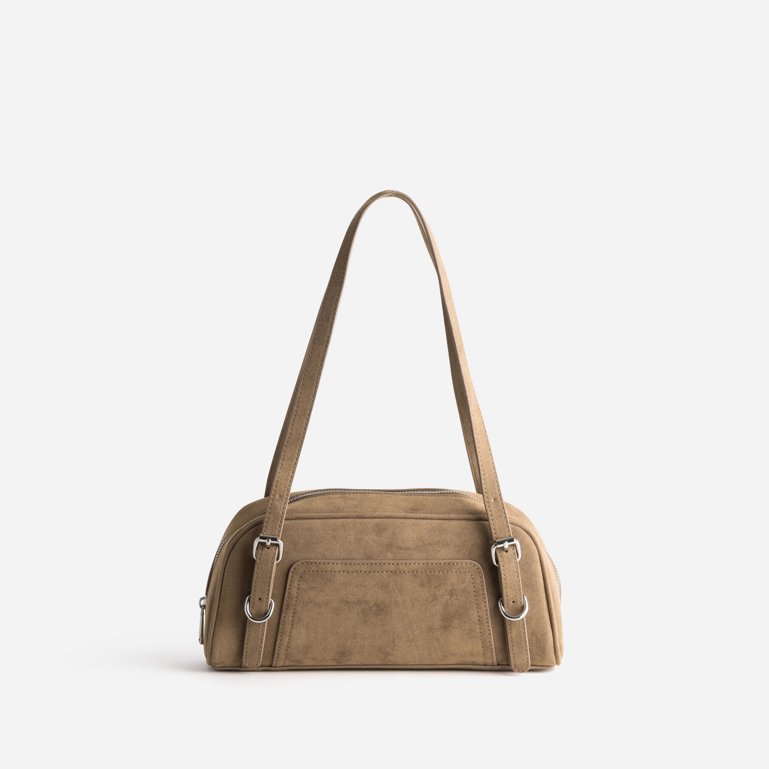 Sac bowling marron suédé