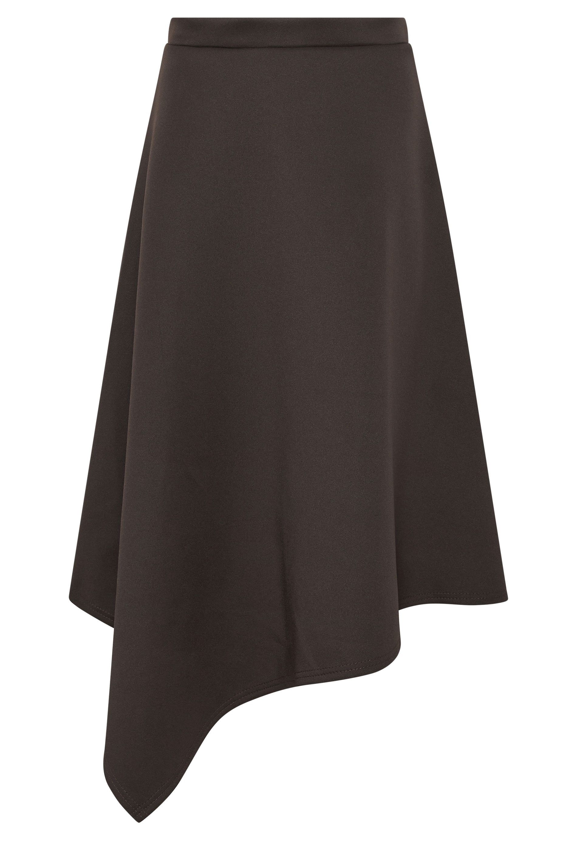 PixieGirl Petite Asymmetric Hem Midi Skirt