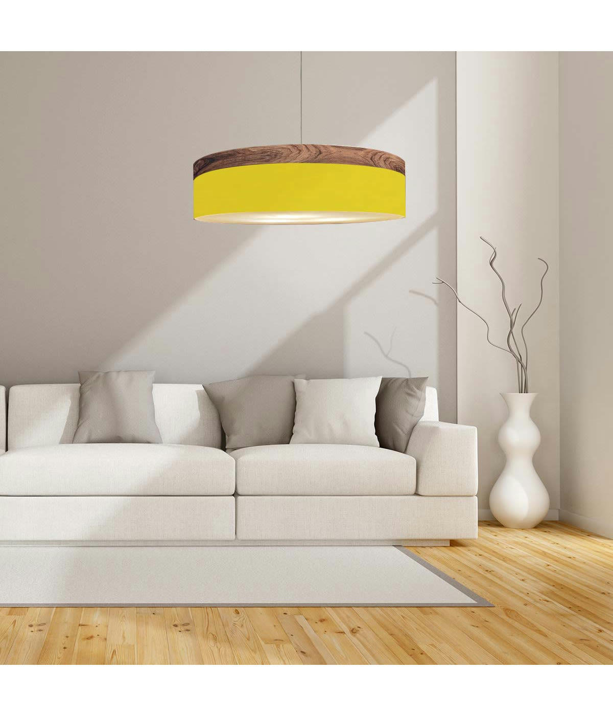 FINO - Suspension Boobby slim Jaune D: 65 x H: 20