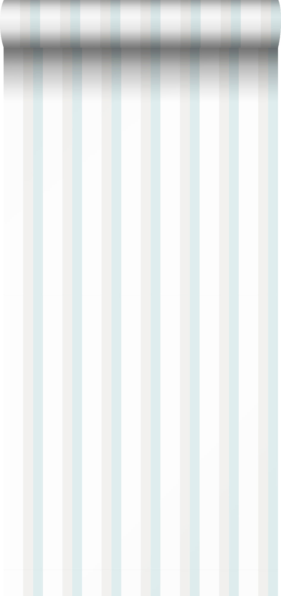 Sanders & Sanders behang strepen lichtgroen, beige en wit - 53 cm x 10 m - 640597