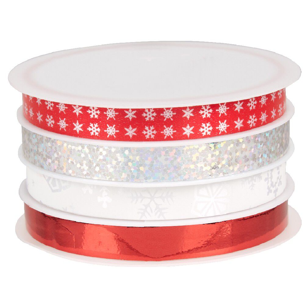 Ruban cadeau No&euml;l 5 m