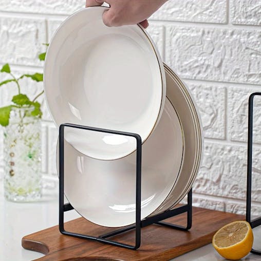 NNETM Space-Saving Dish Rack Stainless Steel (2pcs)
