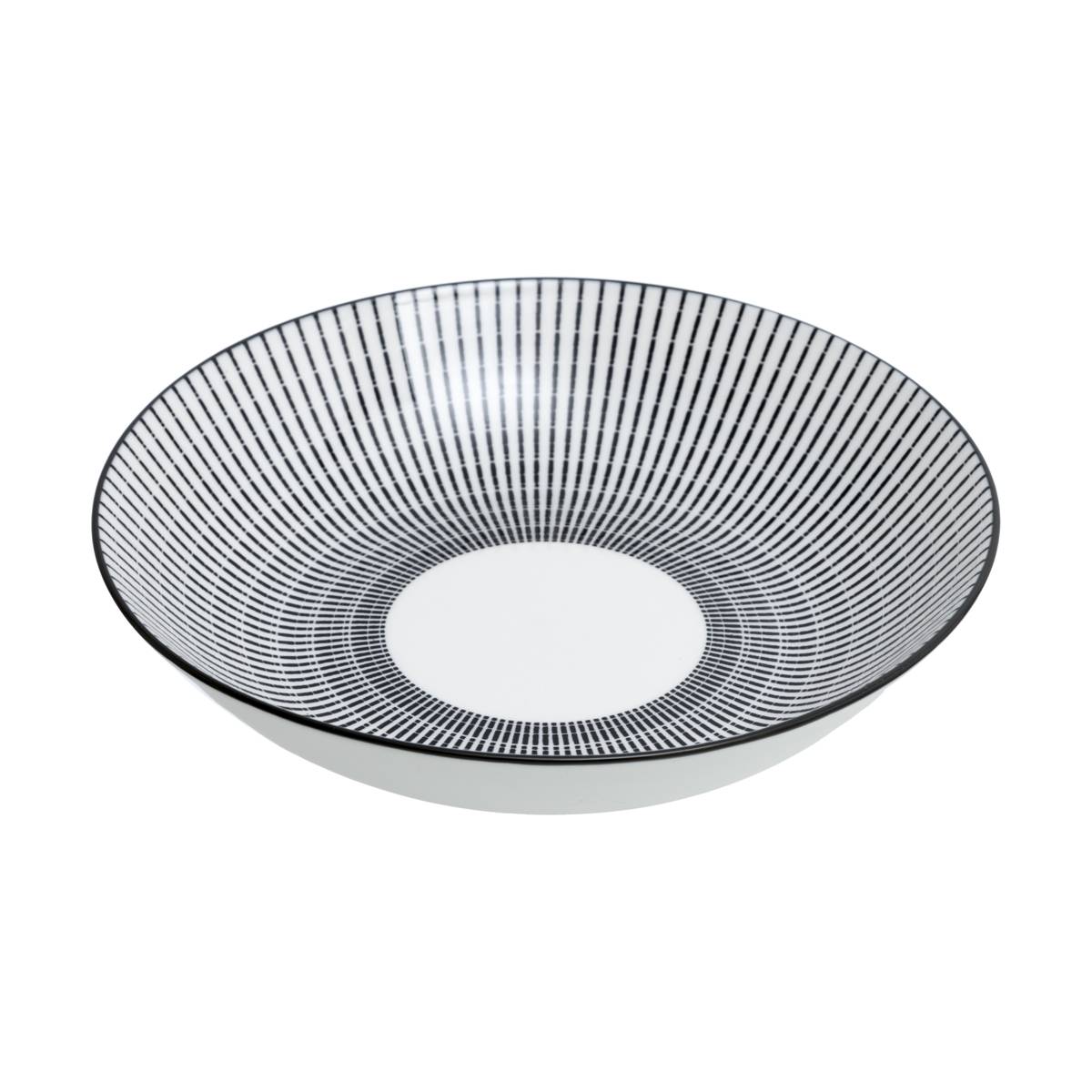 Set of 6 deep plates "Lunis" D.20.2 cm