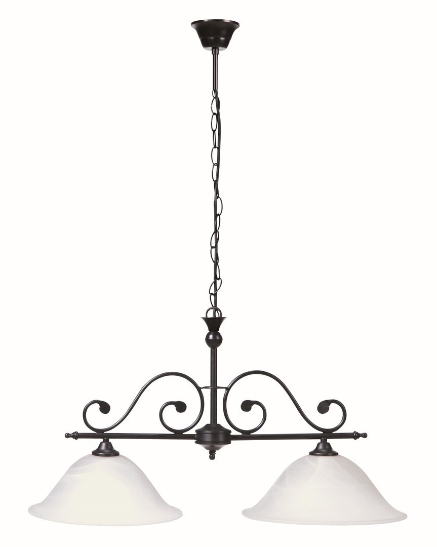 Lampa wisząca czarny mat Dorothea 2xE27x40W Rabalux