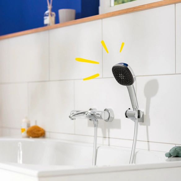 Handbrause »Vitalio Comfort 110«, 2 Strahlarten, eckig, chrom