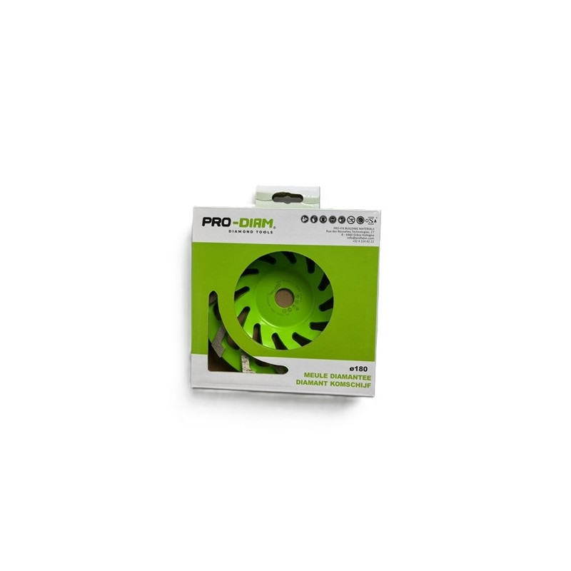 Plateau de surfaçage diamant Ø 180 mm PRO-DIAM