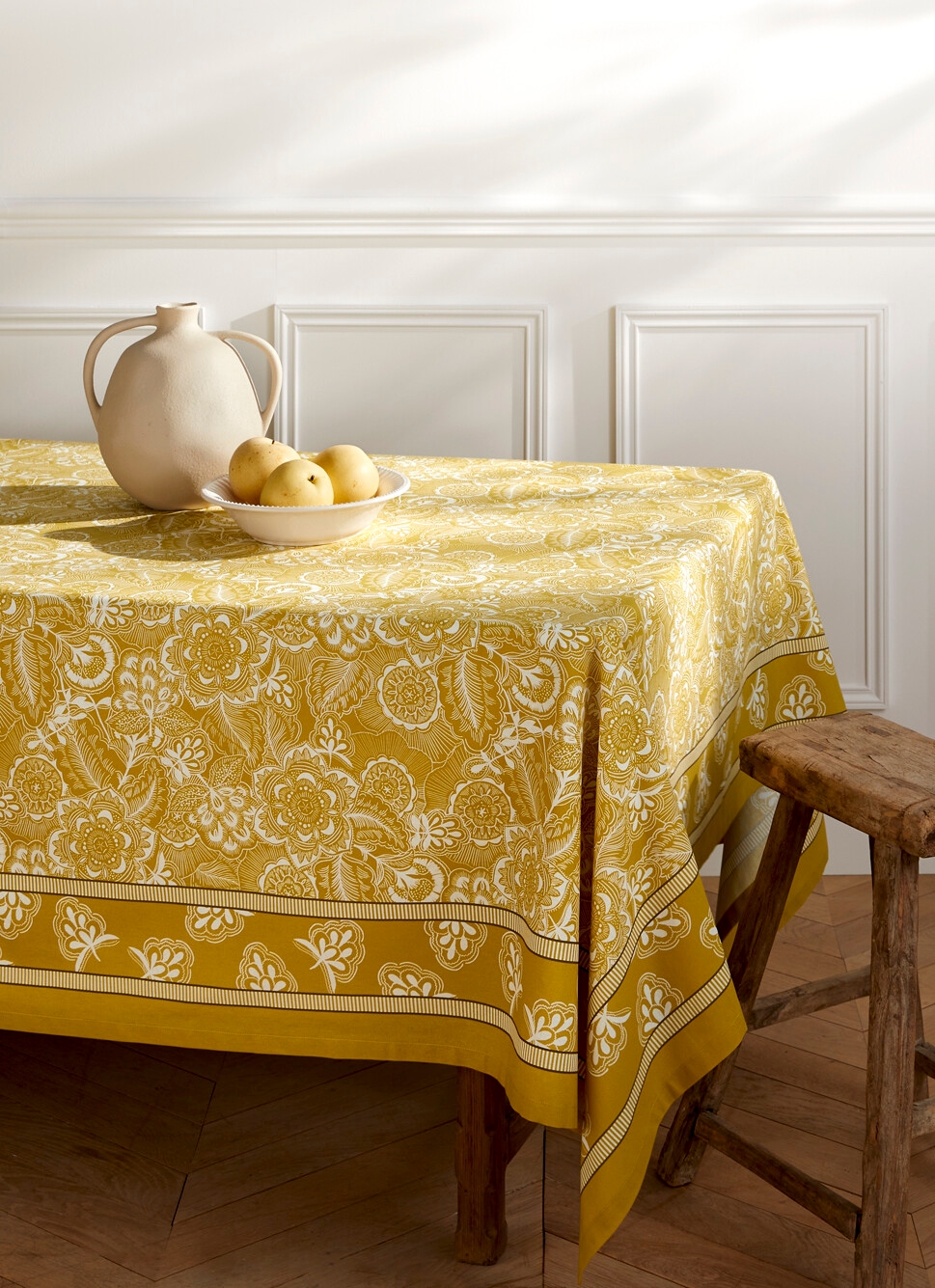 NAPPE EN COTON JADE VERT ANIS