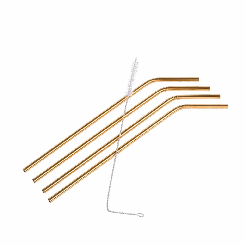 Cocktail Accessoires^CASA FANCY Pailles à Cocktail Avec Brosse Argent