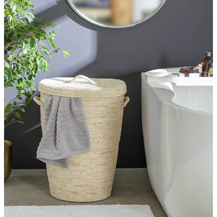Habitat 86 Litre Laundry Basket - Natural