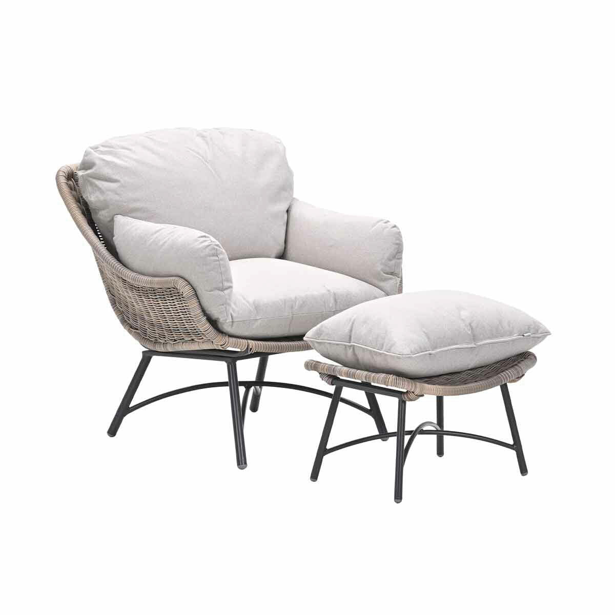 Garden Impressions loungestoel Selene vintage willow