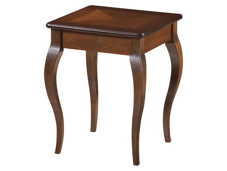 Stolik kwadratowy Padova C 45 cm ciemny orzech