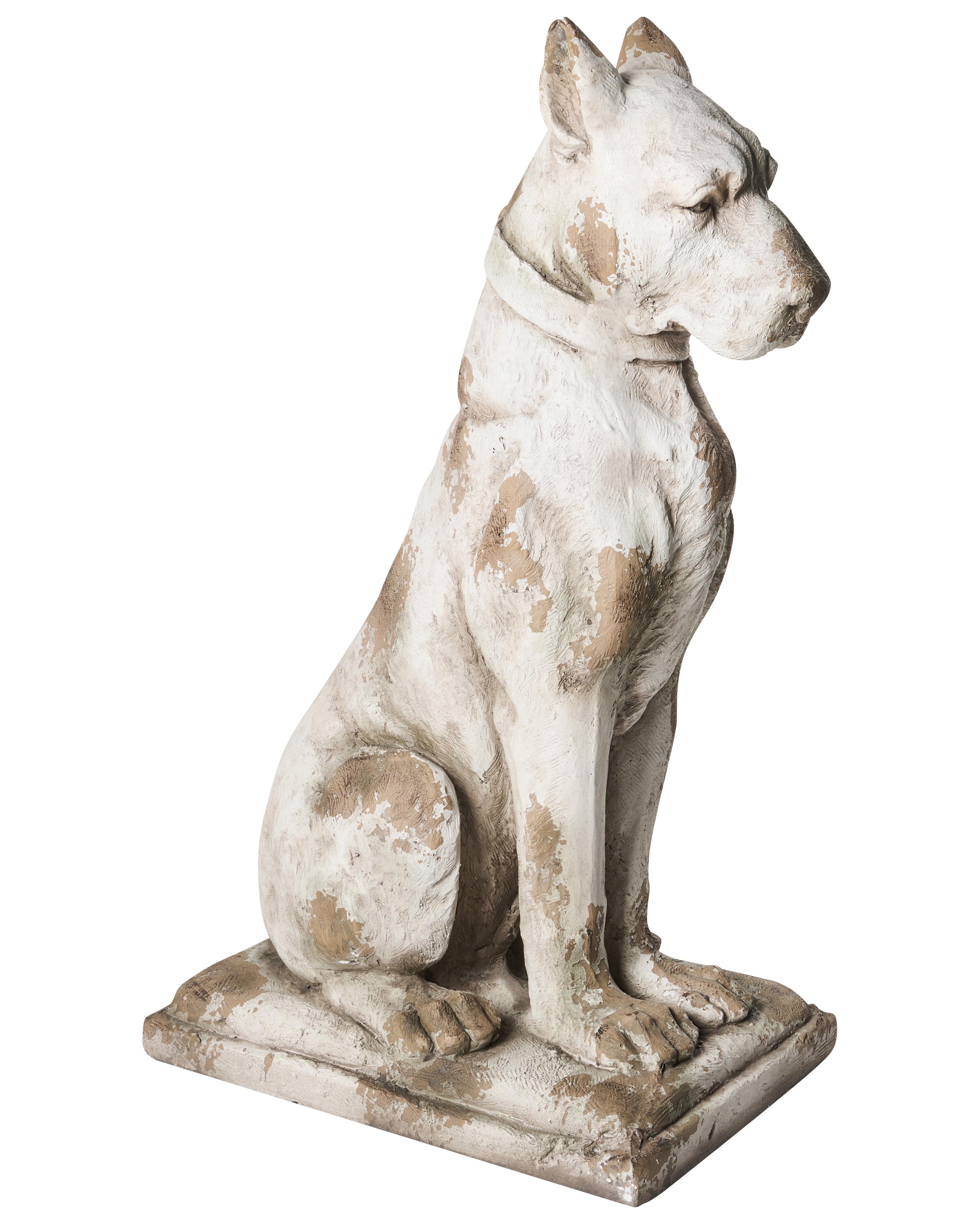 Garden Statue CAPALBIO Dog Beige