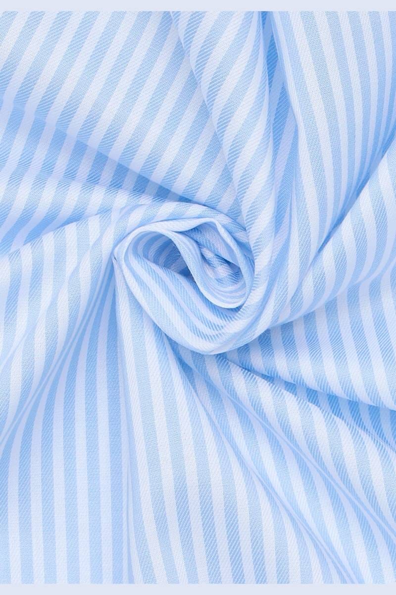 ETERNA Modern Fit Hemd blau, Gestreift (super langer Arm)
