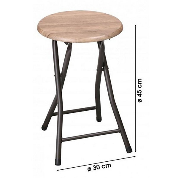 Lot de 10 Tabourets d'appoint pliables industriel