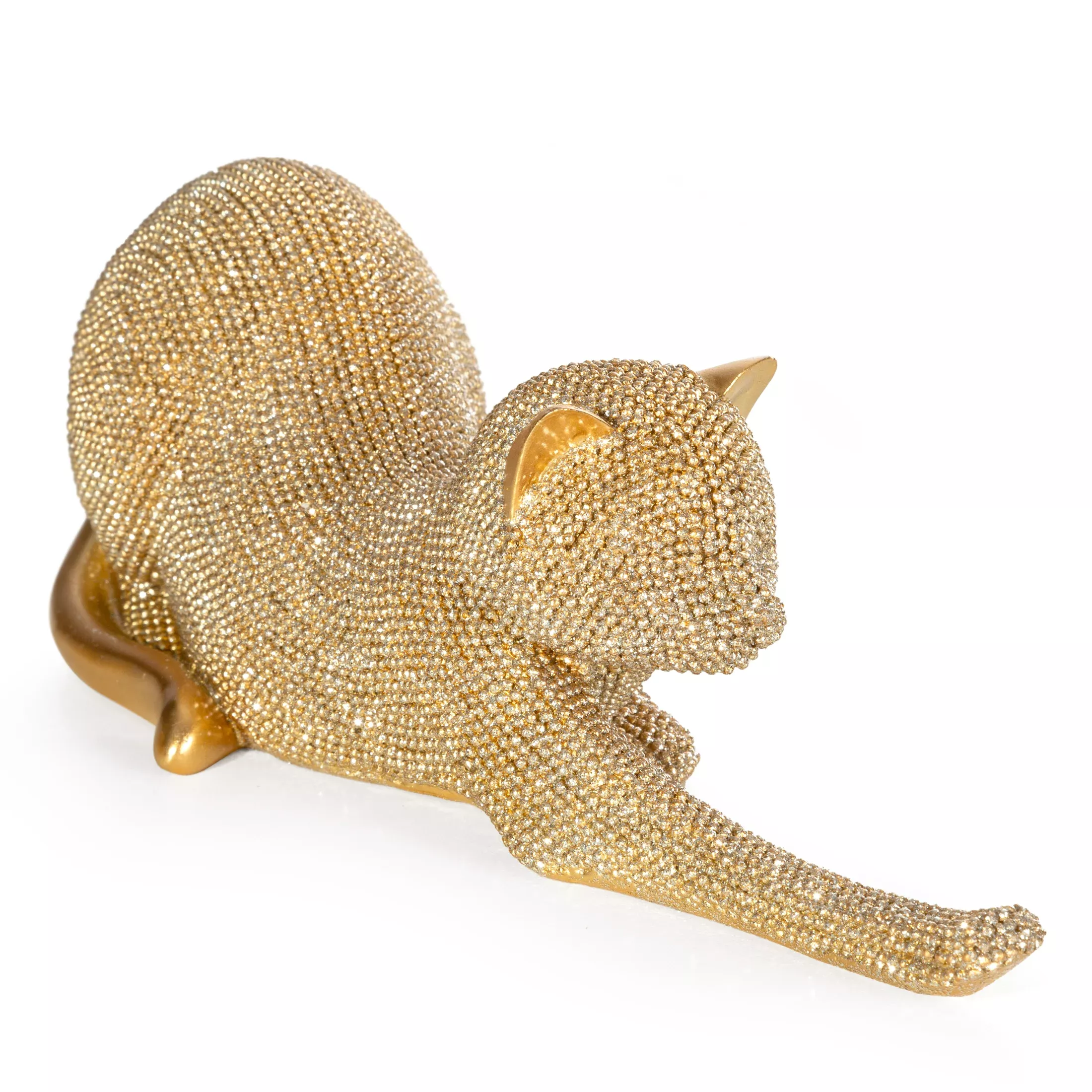 Figurka złota koto drobnym strukturalnym wzorze 26x9x9 cm ELDO 2