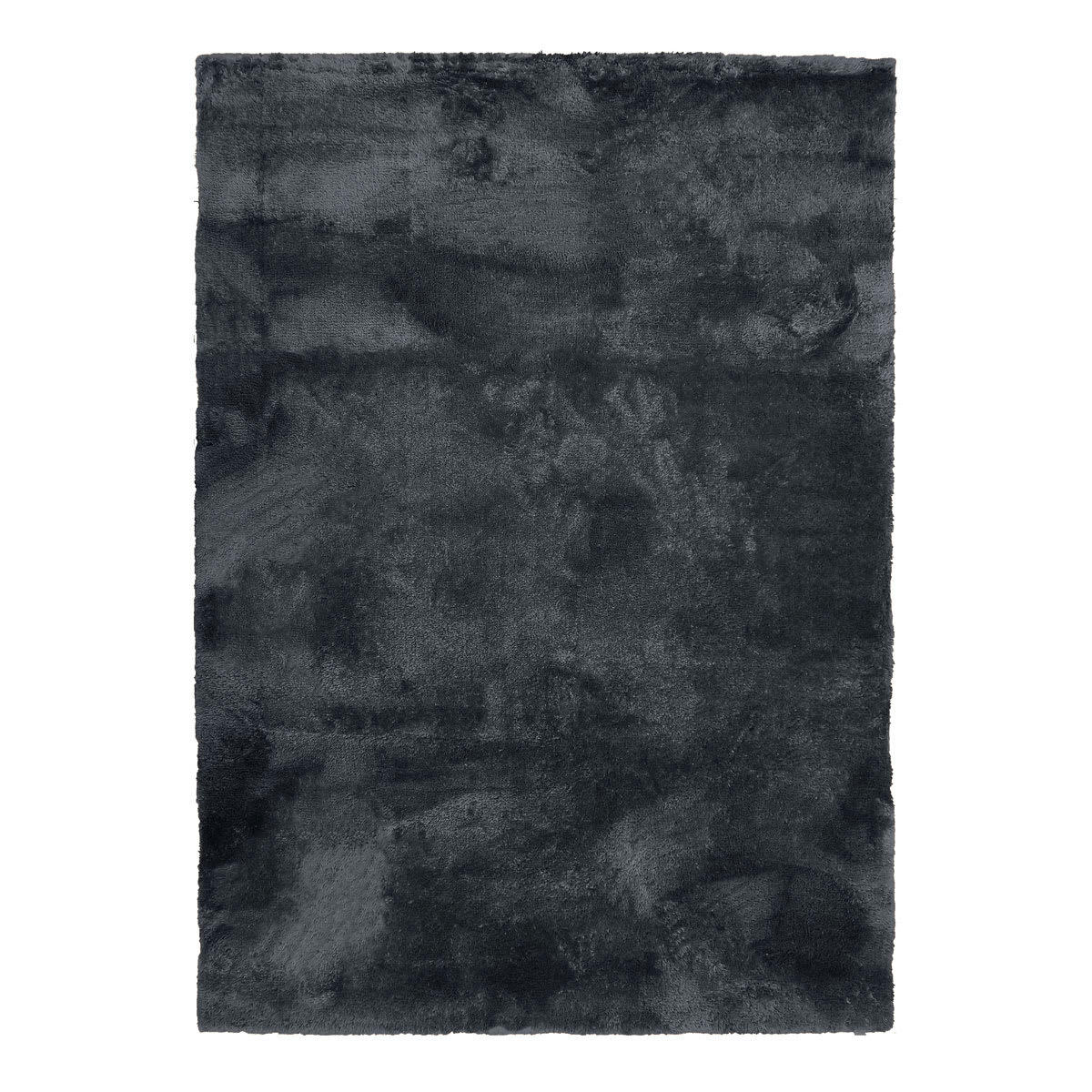 SAUVAGE - Tapis à poils longs extra-doux gris foncé 120x160