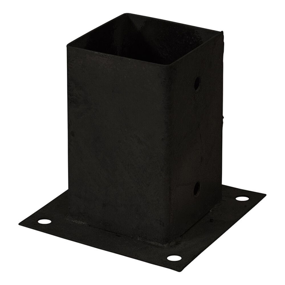 STOLPEFOT PLUS CUBIC 90X90MM SVART