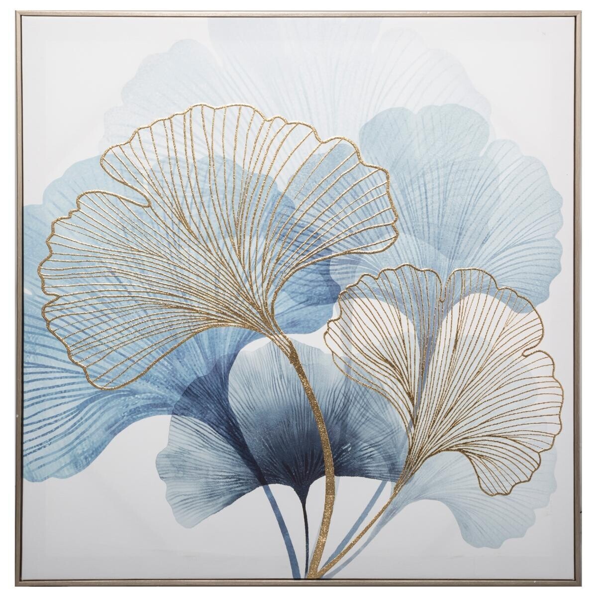 Framed canvas"Ginkgo" 58x58 cm