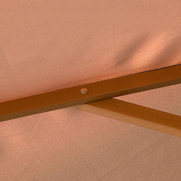 Parasol 300 cm en Bambou, Gartenschirm, Balkonschirm, Khaki