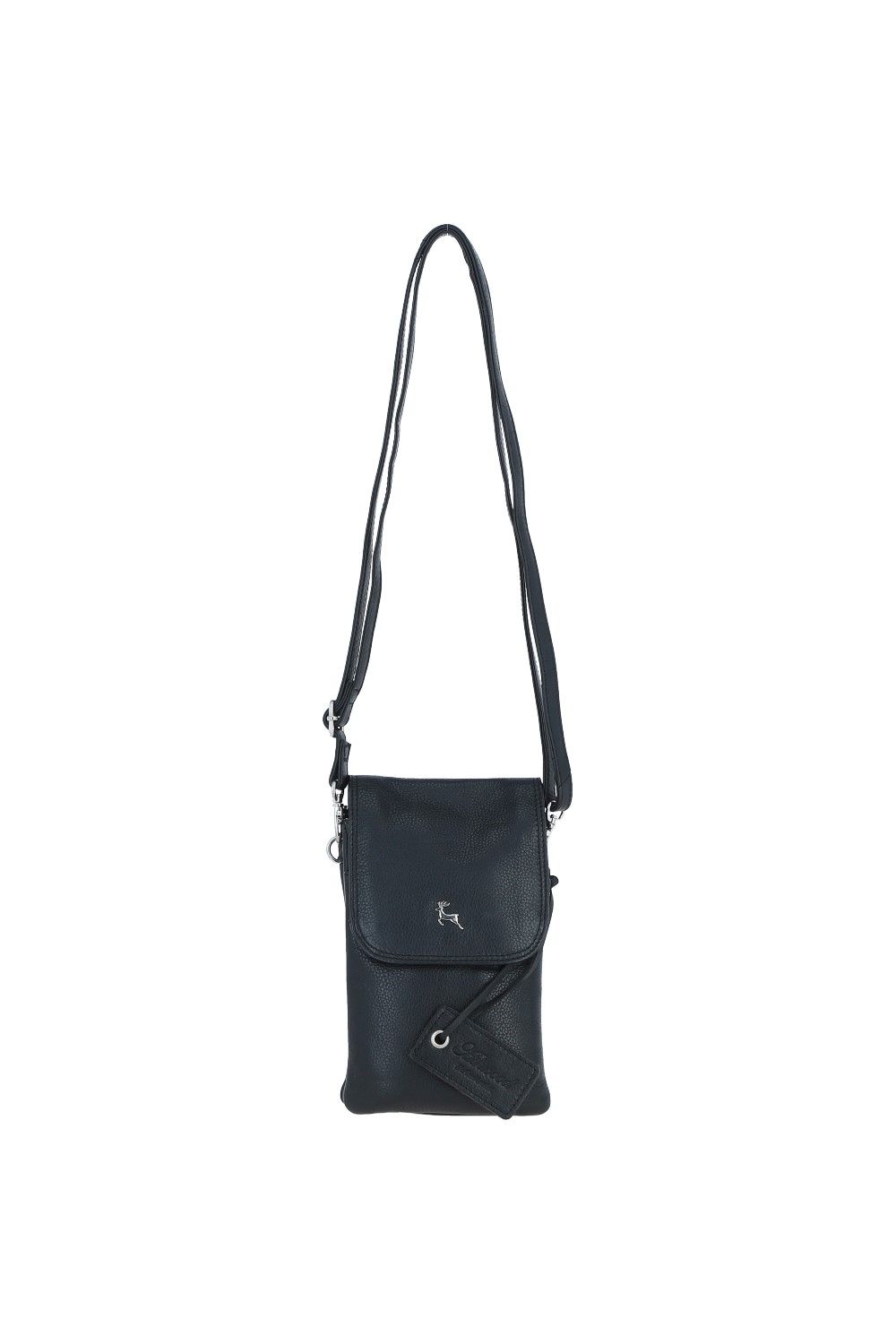 Ashwood Leather York' Real Leather Smartphone Crossbody Bag