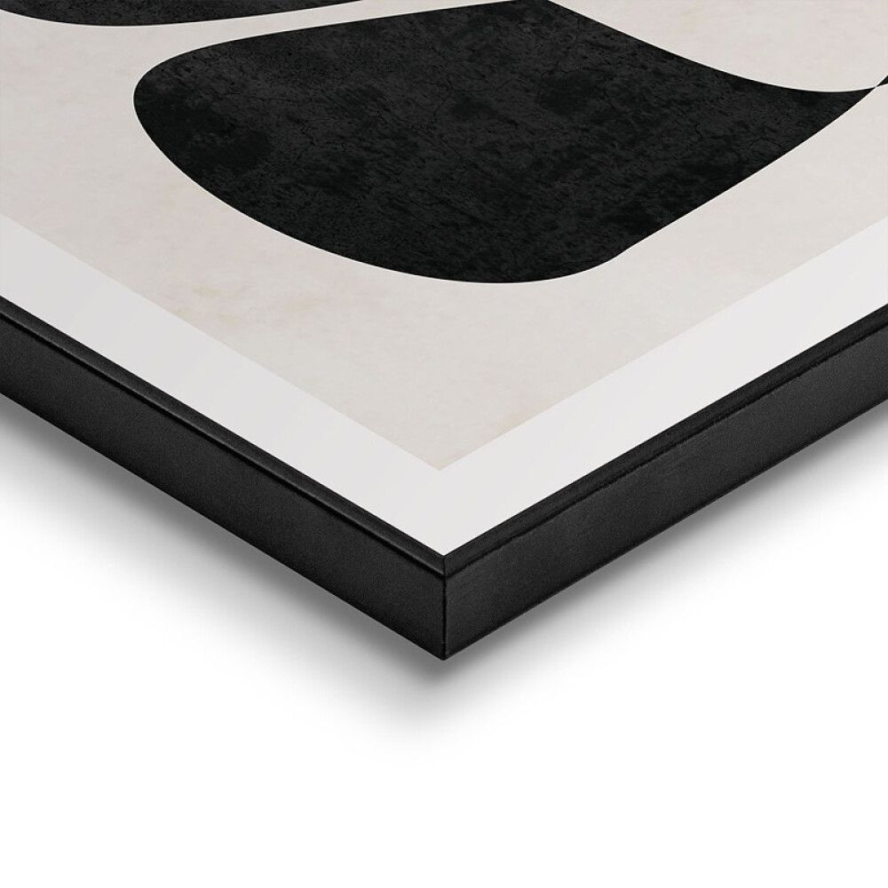 DEKORBILDE REINDERS FANTASI SLIM RAMME 40X50CM SVART