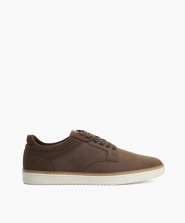 Teo Brown - Lace-Up Low-Top Trainers