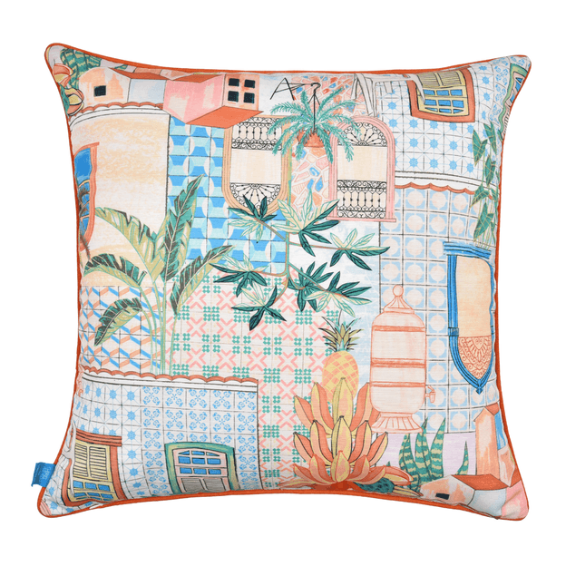 ALMOFADA 60 CM X 60 CM SAUDADE TROPICAL