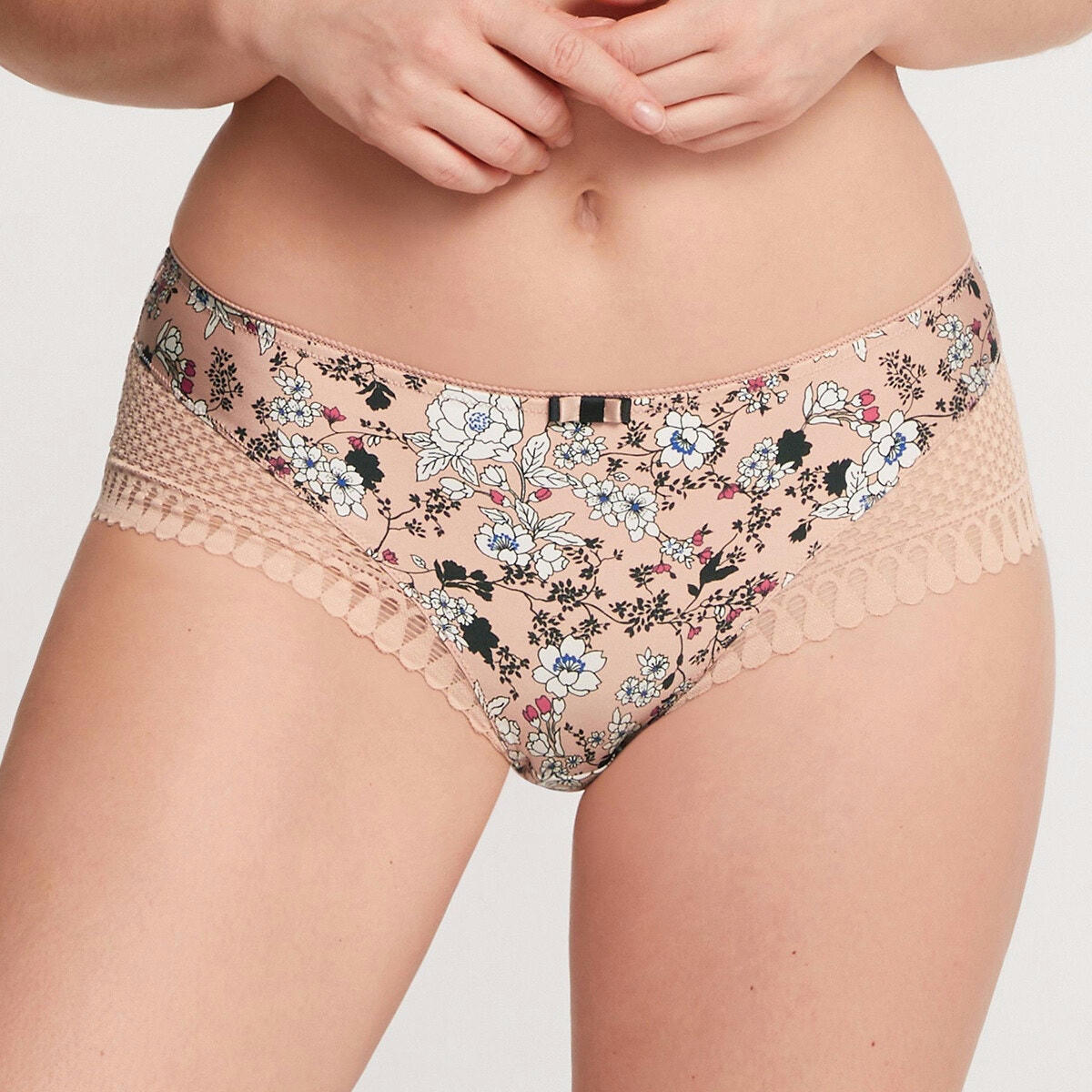 Boxer microfibre et dentelle Marbella