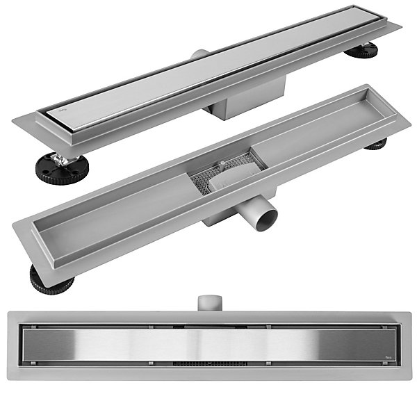 Drain Linéaire Rea Neox 60 Brush Steel