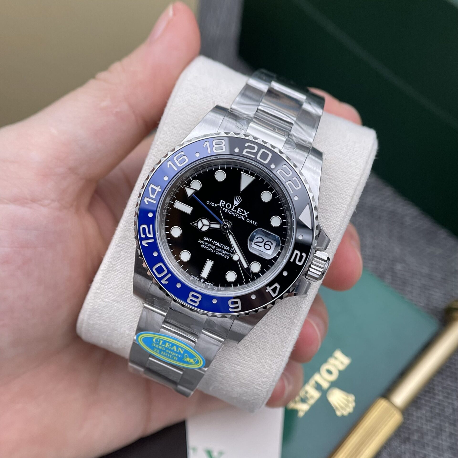 Rolex GMT-Master II 116710BLNR Batman 904L Steel Black Dial 40mm Oyster Super Clone