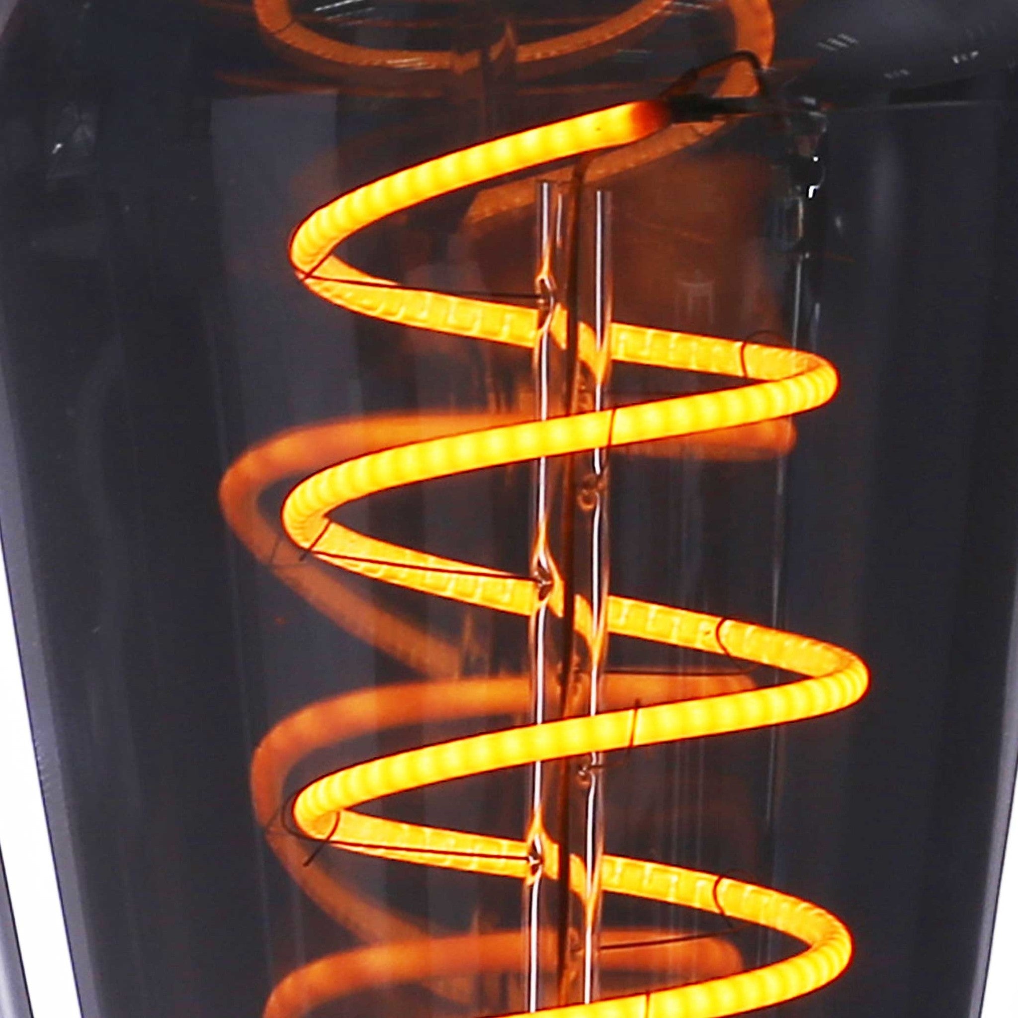 Highlight E27 4Watt Smoke Spiraal 64mm Dimbaar