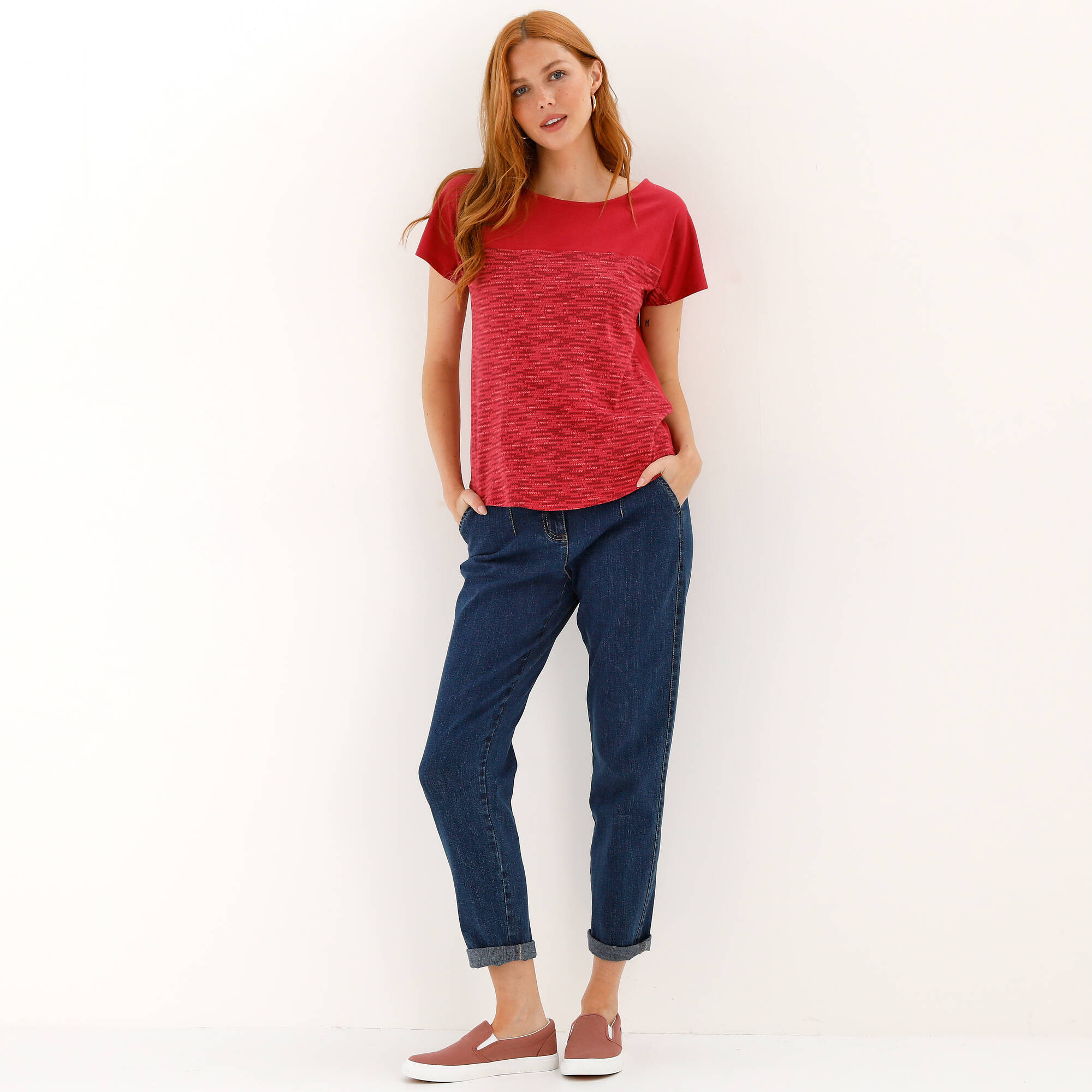 T-shirt imprimé col rond