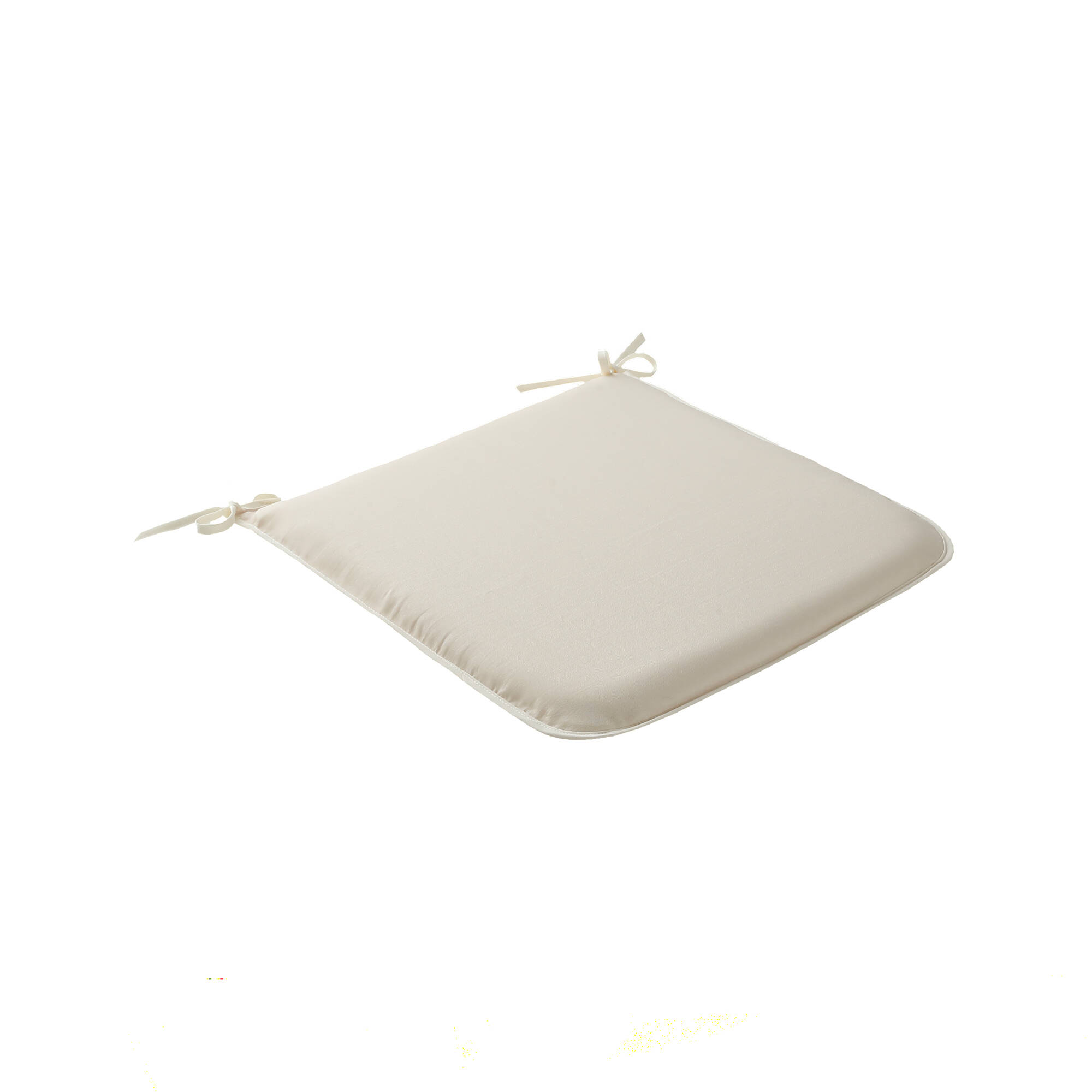 Galette de chaise unie forme carrée - lot de 2