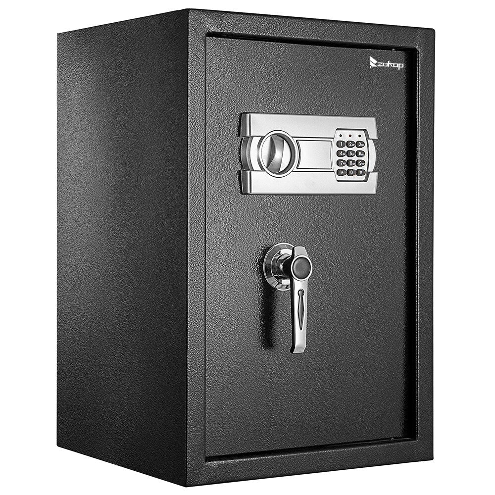 Home Digital Electronic Keypad Lock Depository Safe Box Security Gun Lock - Black
