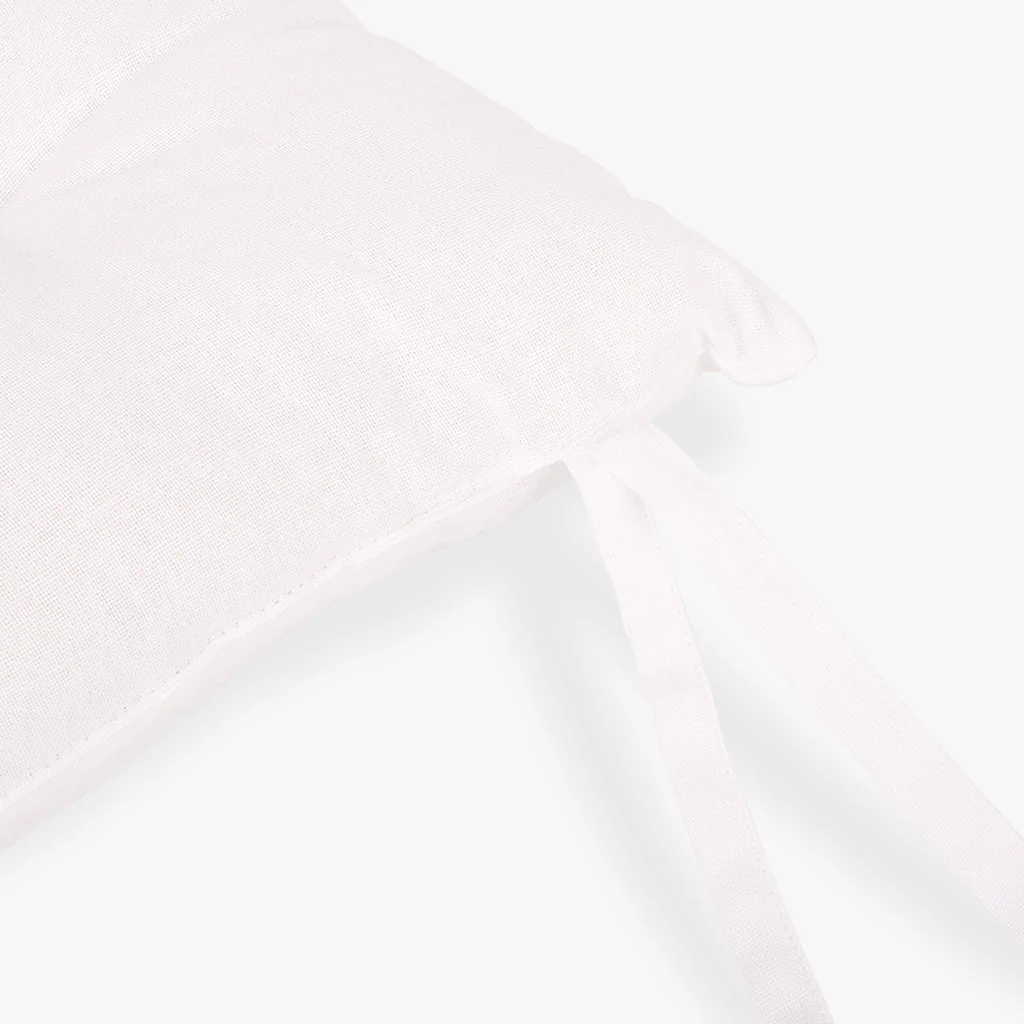 Almofada para Cadeira Algodão Branco 4EVERYDAY