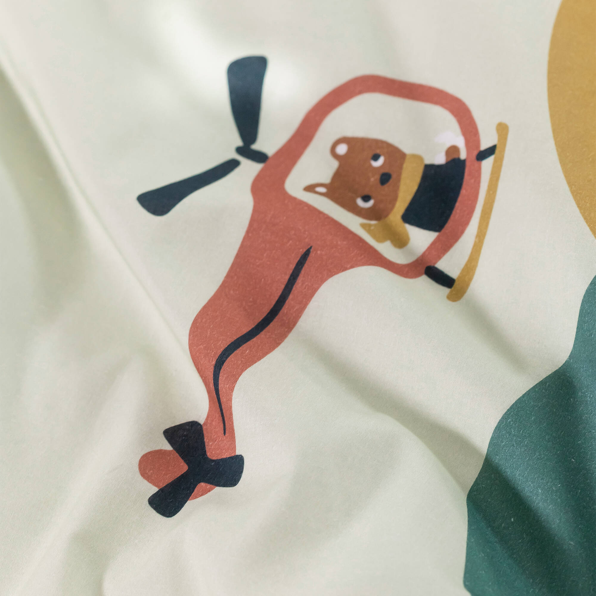 Linge de lit enfant Trafic imprimé voitures - coton