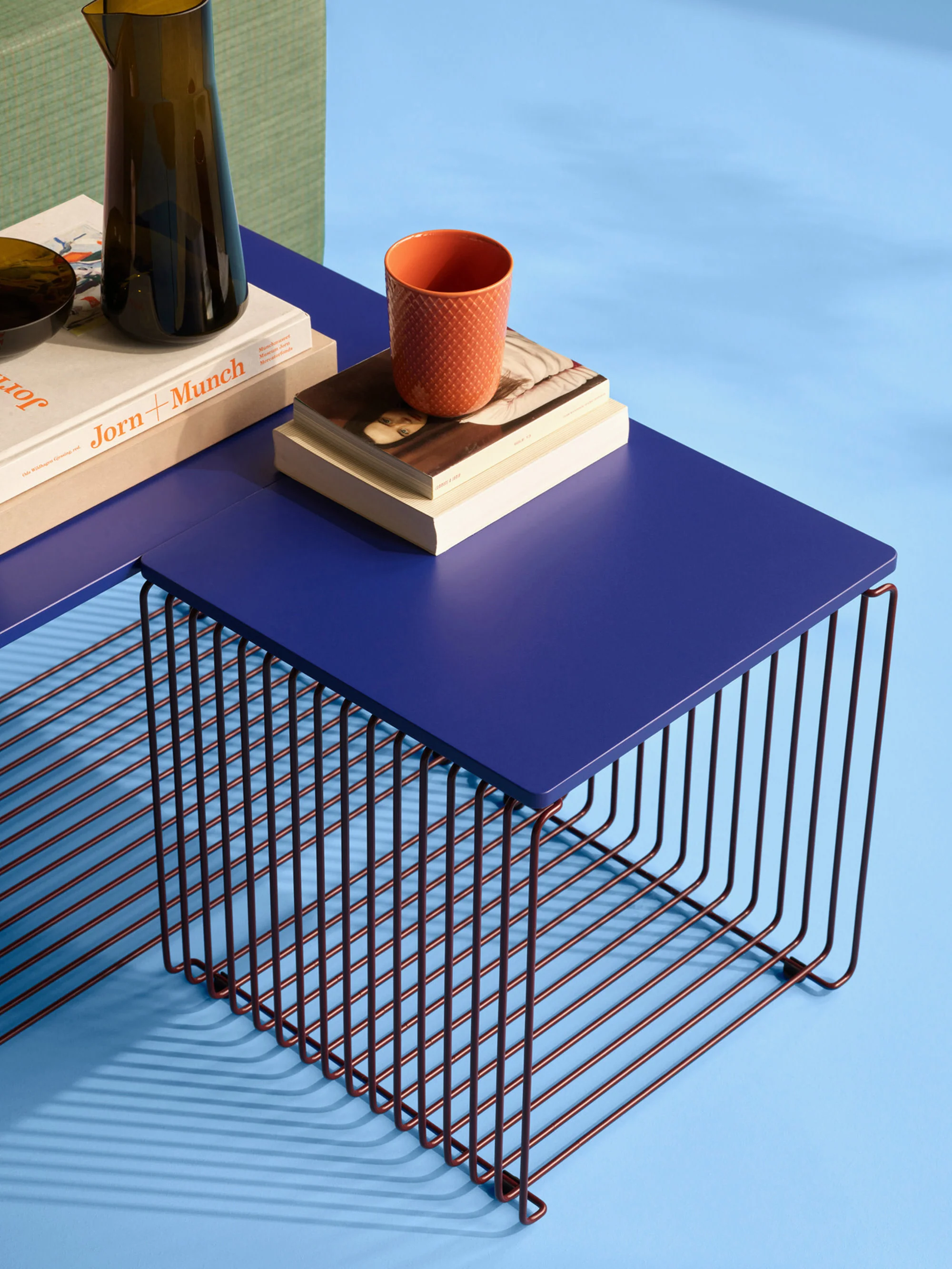 Auflageplatte Panton Wire Single für modulares Regalsystem, B 35 cm
