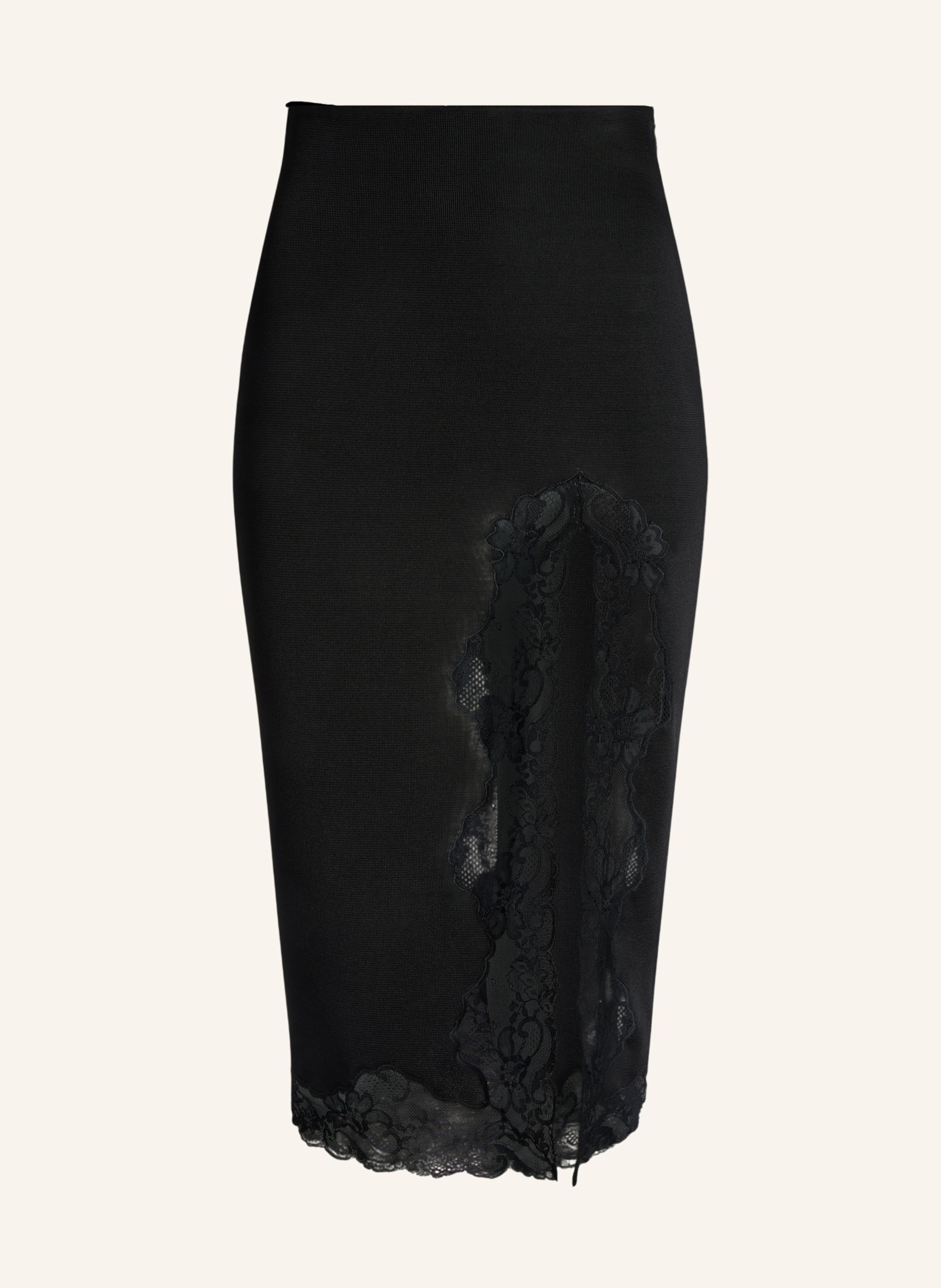 BALMAIN Halblanger Rock mit Spitze