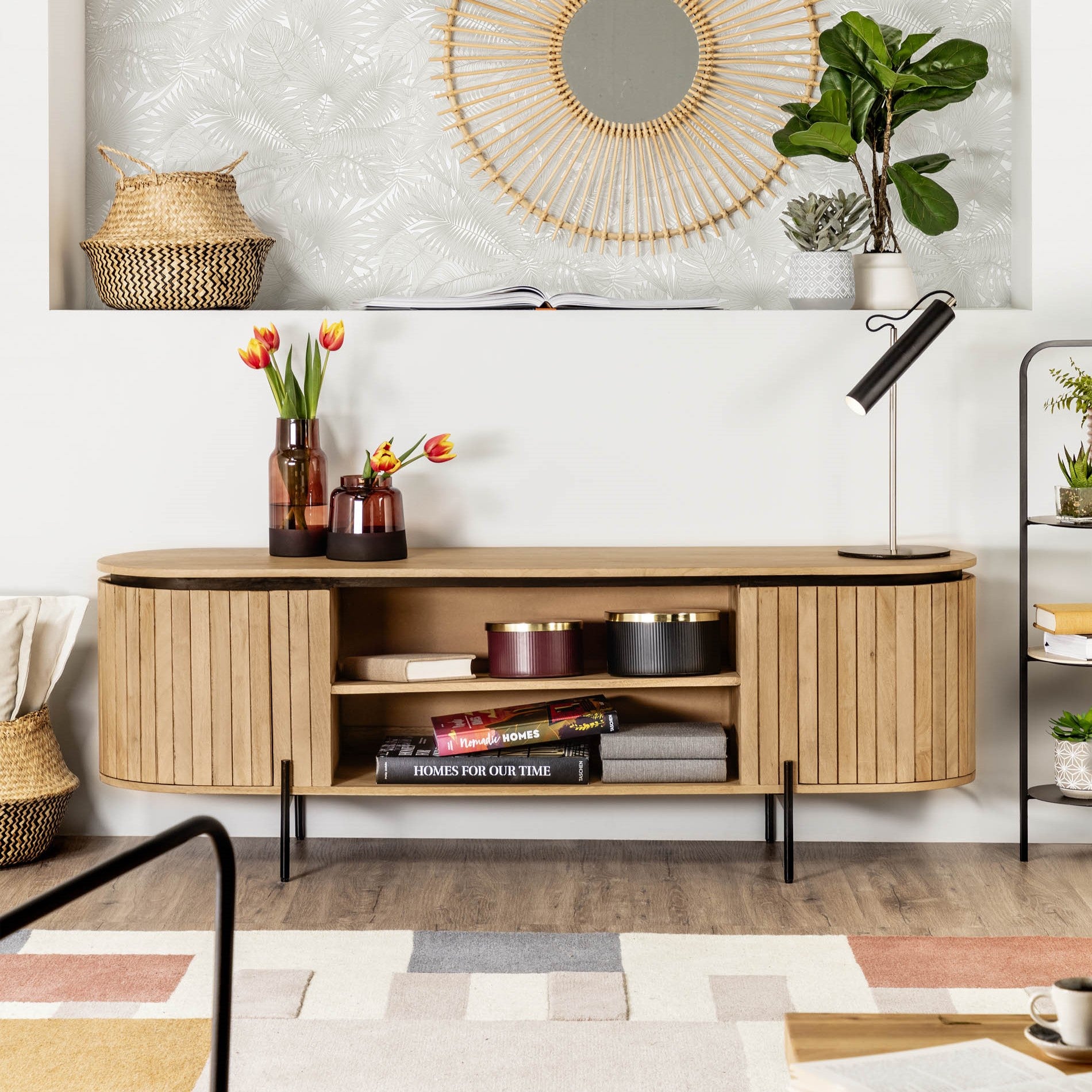 Kave Home Licia Tv-meubel - 2-deurs