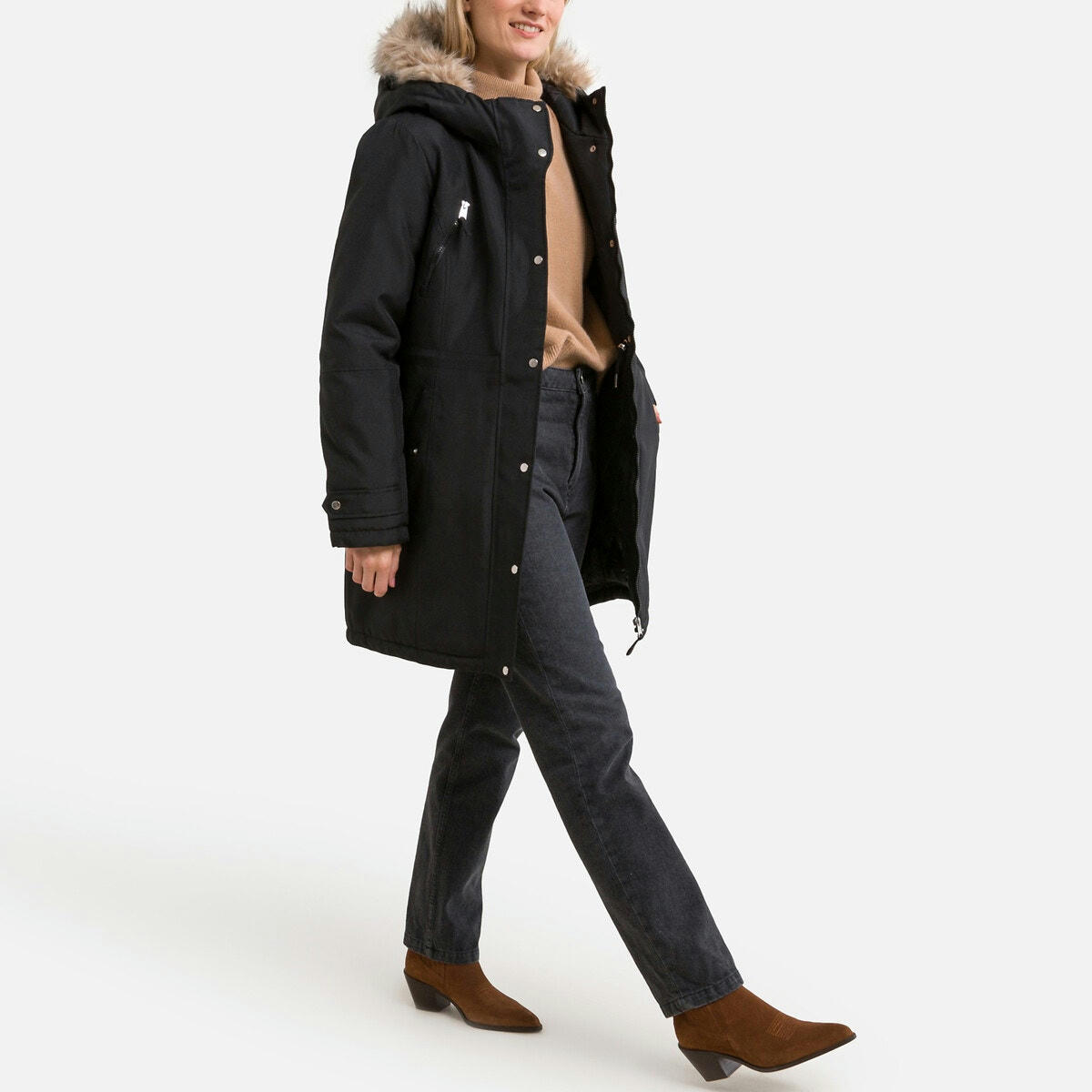 Parka à capuche
