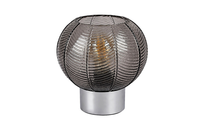 Lampa stołowa nowoczesna chromowana Monet 1xE27x40W wys:20cm Rabalux