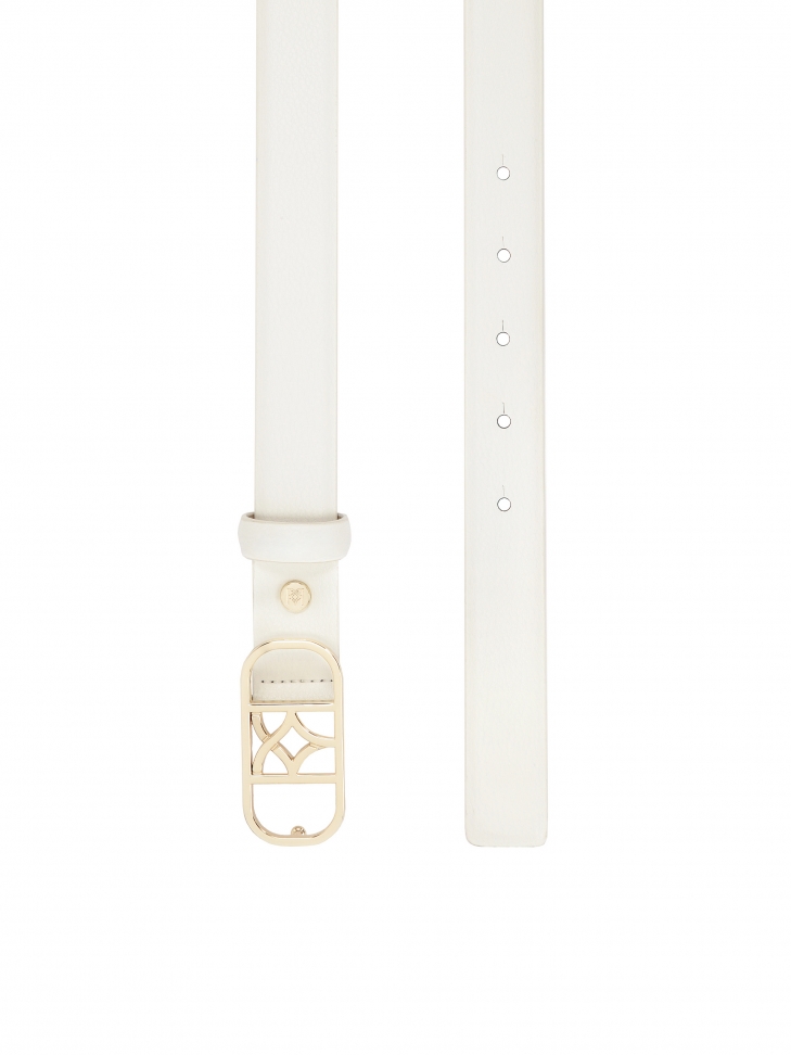 White belt with original gold buckle